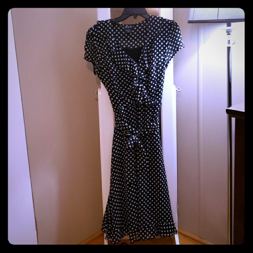 Women's poka dot dress